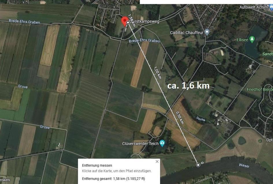 Ferienwohnung Fuer 4 Personen In Bester Lage Ca. 15 Km Von Bremen City Achim Zewnętrze zdjęcie